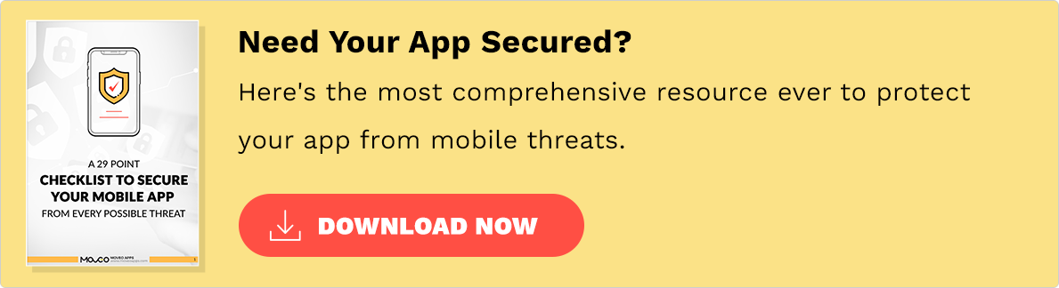 Checklist to secure your mobile app
